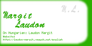 margit laudon business card